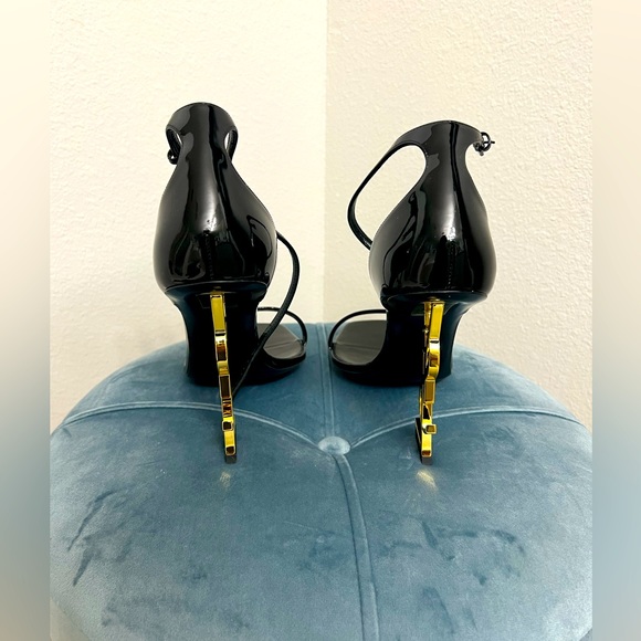 AUTHENTIC SAINT LAURENT OPYUM SANDALS IN PATENT LEATHER!! SZ: EU 41 - Picture 2 of 8